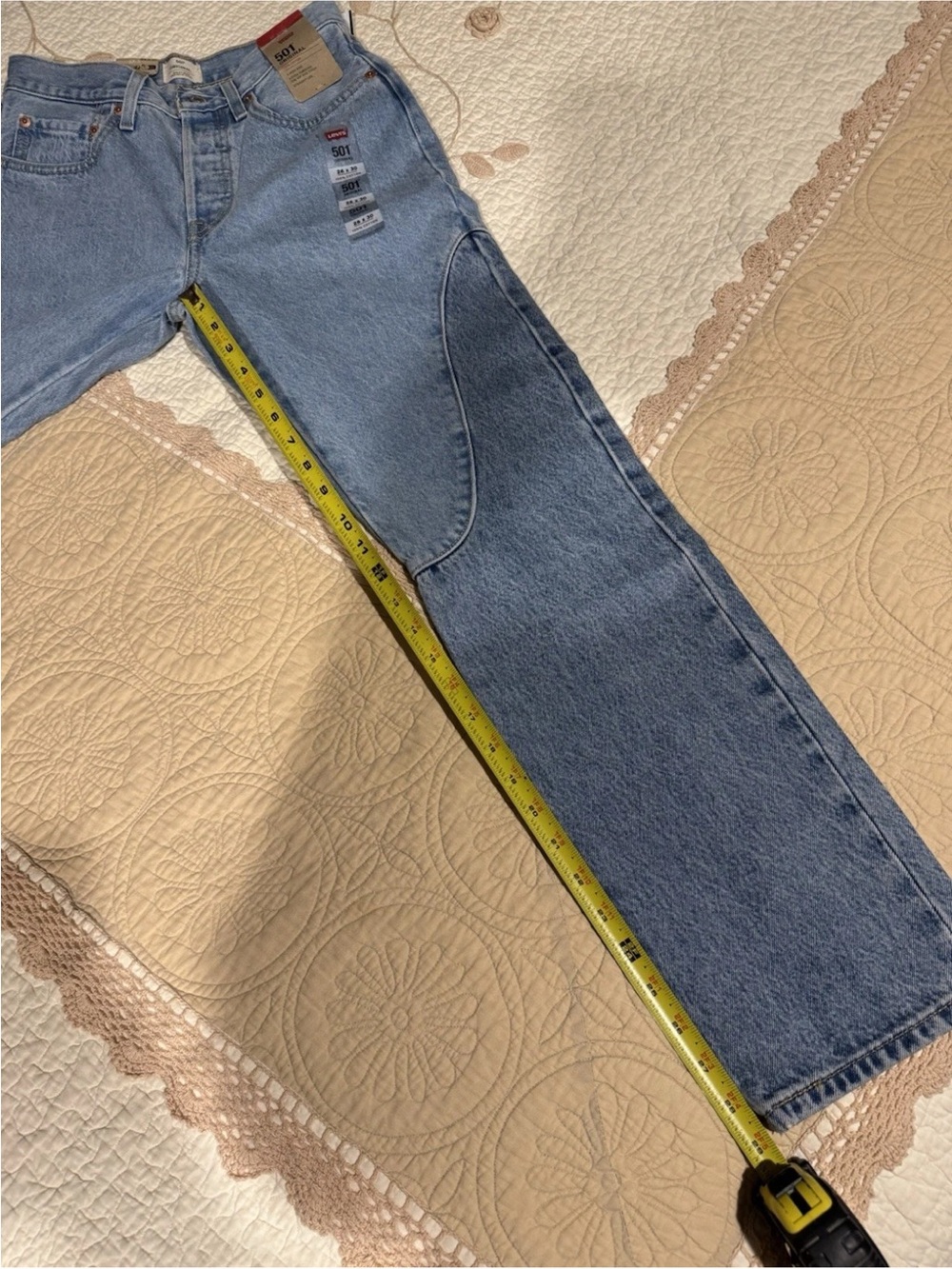 Levi's 501 Original Chaps Straight
Leg High Rise Jeans NWT 26x30
Western - Picture 9 of 11